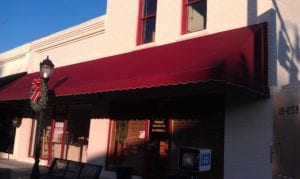 Make your storefront more visually appealing; Lower cooling costs; Provide shade from exposure to the sun; commercial awnings offer many benefits. These features make Awnings a great property investment. At Custom Canvas Works, we specialize in Commercial Awnings.