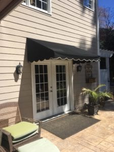 This is a standard in metal awnings, and suitable for nearly any style of building. It’s basic, classic, and simple. We can accommodate a vast range of sizes in square awnings for your home or business.