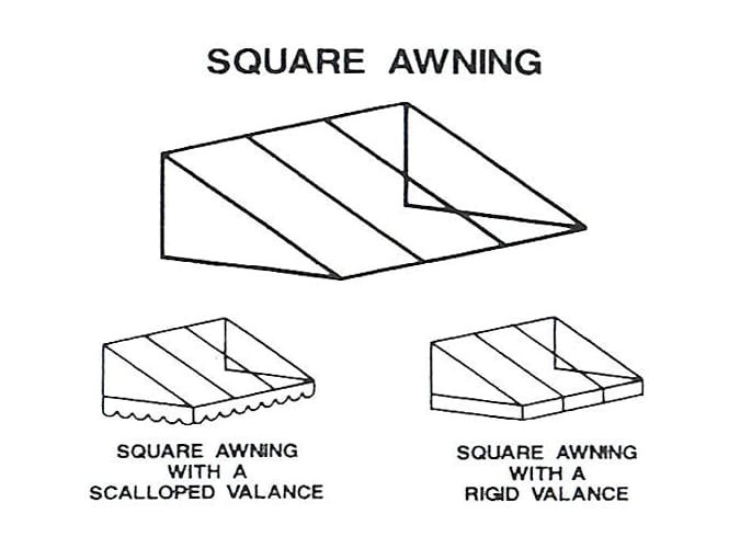 Square Awning
