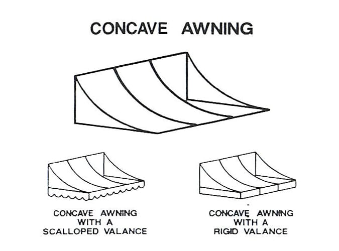 Concave Awning