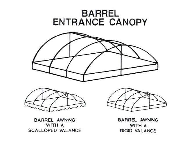 Barrel Entrance Canopy