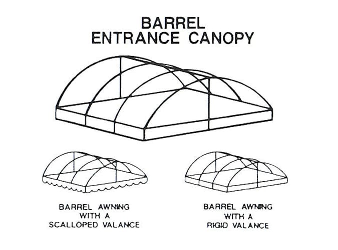 Barrel Entrance Canopy Barrel Entrance Canopy