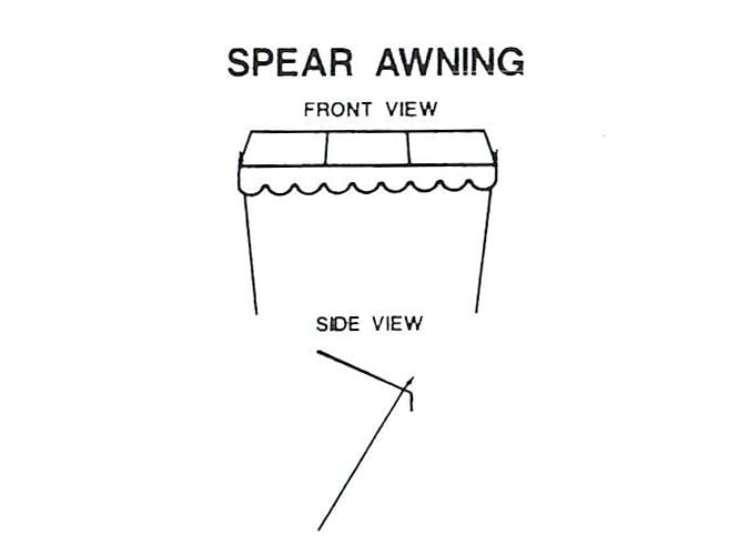 Spear Awning